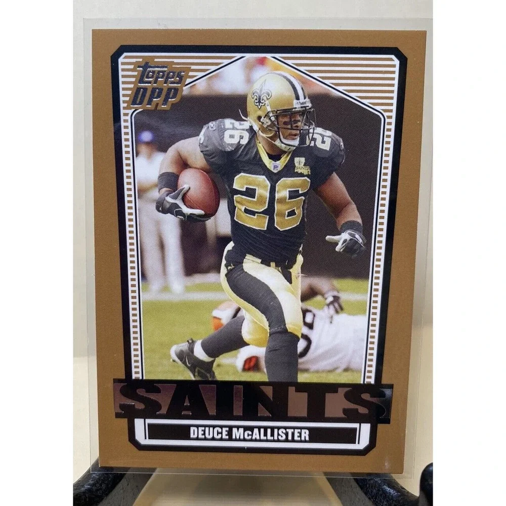 Deuce McAllister 2007‎ Topps Draft Picks Prospects DPP New Orleans Saints #45